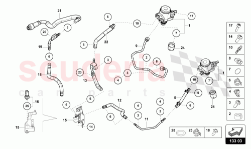 Part Diagram for Lamborghini 06E906149B