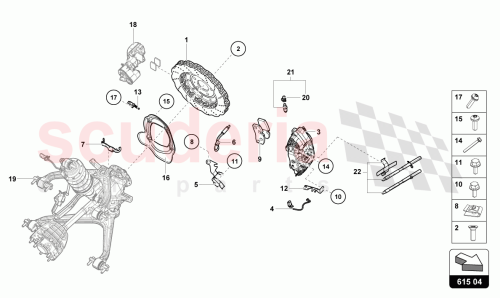 Part Diagram for Lamborghini 4T0615406DB