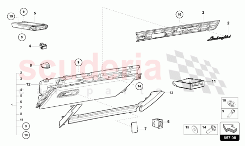 Part Diagram for Lamborghini 4T2857226L