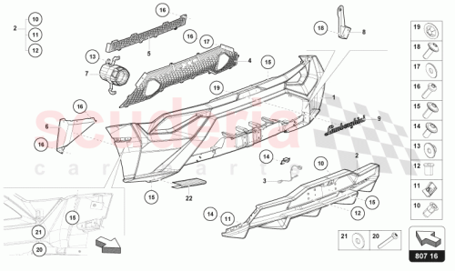 Part Diagram for Lamborghini WHT009087