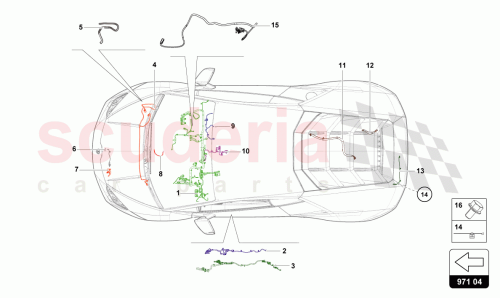Part Diagram for Lamborghini 4T3971029B