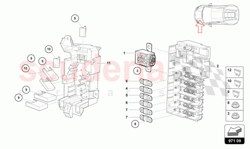Part Diagram for Lamborghini N10251910