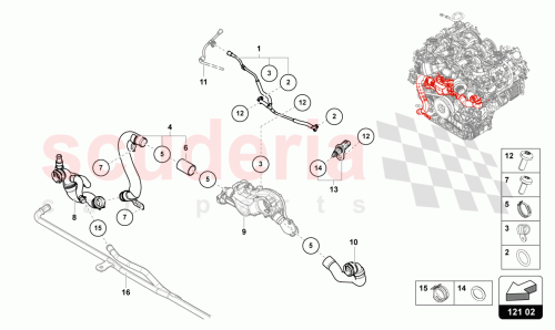Part Diagram for Lamborghini 0P2121455L
