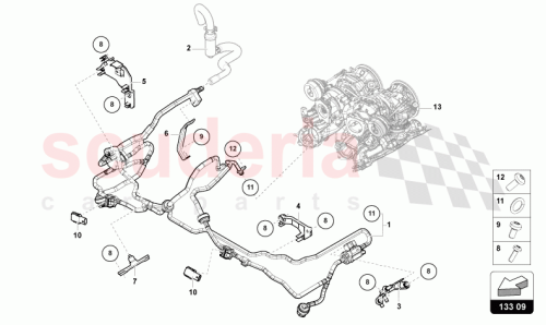 Part Diagram for Lamborghini 06H906052B