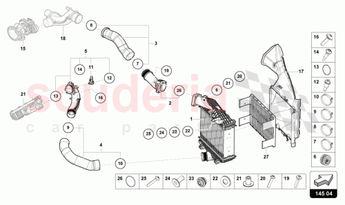 Part Diagram for Lamborghini 4ML121334A