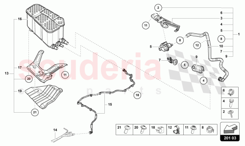 Part Diagram for Lamborghini 7L0906243F