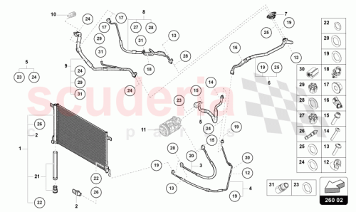 Part Diagram for Lamborghini 4M2816720M