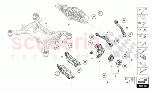 Part Diagram for Lamborghini WHT007090A