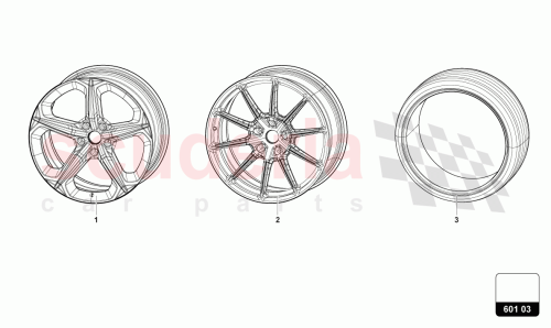 Part Diagram for Lamborghini 4ML601025AL