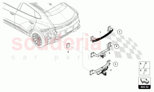 Part Diagram for Lamborghini 4ML803881C
