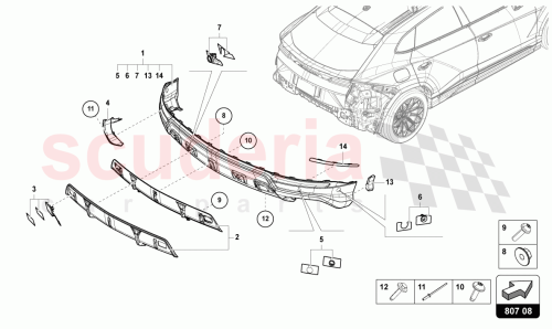Part Diagram for Lamborghini N10816201