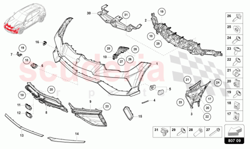 Part Diagram for Lamborghini 4ML807639E3FZ