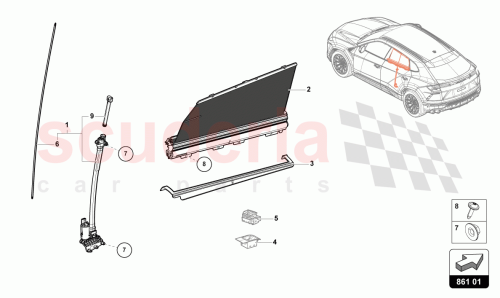 Part Diagram for Lamborghini 4ML86133386Z