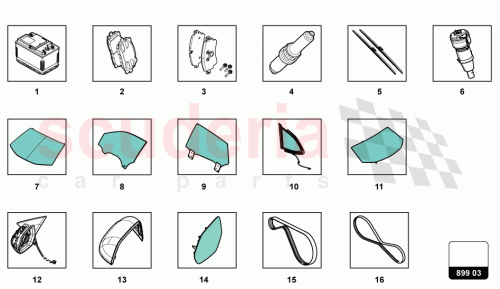 Part Diagram for Lamborghini 9Y0915105RY