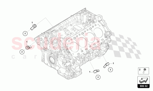 Part Diagram for Lamborghini 06M905377
