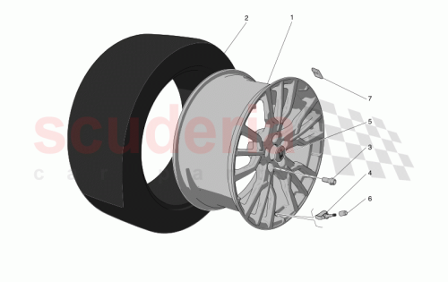 Part Diagram for Maserati 980182050
