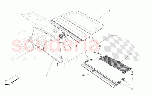 Part Diagram for Maserati 670085511