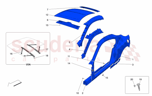 Part Diagram for Maserati 673015531