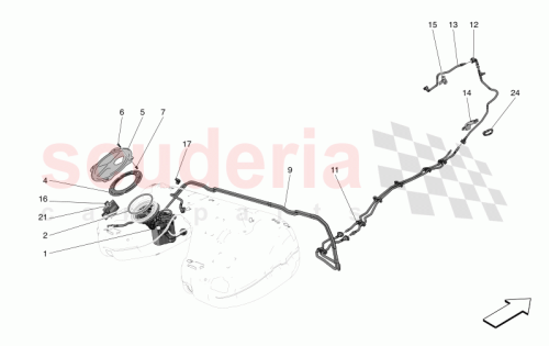 Part Diagram for Maserati 675002220