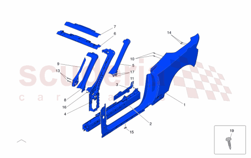 Part Diagram for Maserati 670174395