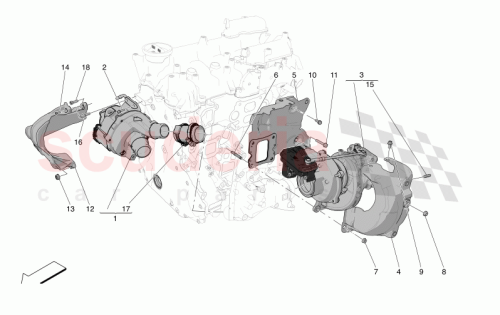 Part Diagram for Maserati 670051108
