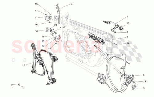 Part Diagram for Maserati 670011311