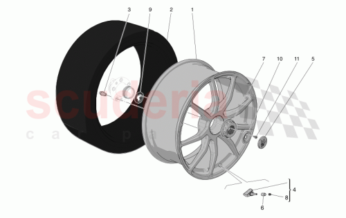Part Diagram for Maserati 980240047