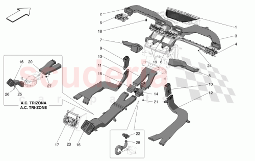 Part Diagram for Maserati 670178049