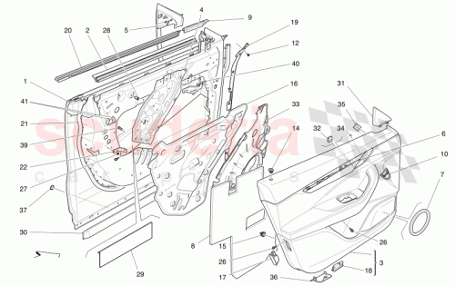 Part Diagram for Maserati 670125258