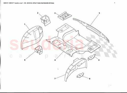 Part Diagram for Maserati 381300504