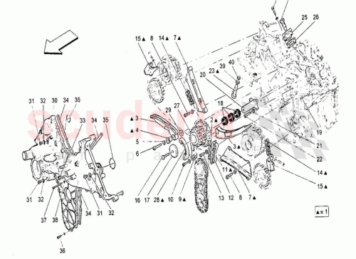 Part Diagram for Maserati 212970