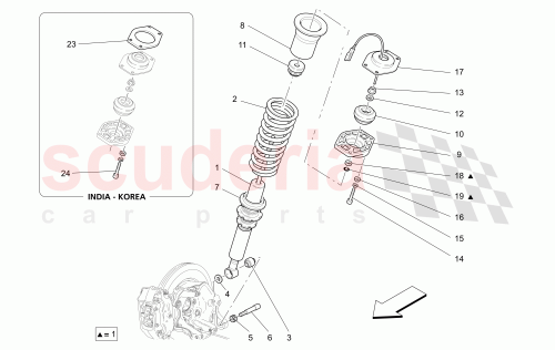 Part Diagram for Maserati 286946