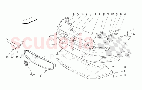 Part Diagram for Maserati 67278600