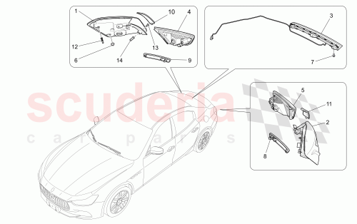 Part Diagram for Maserati 670107150