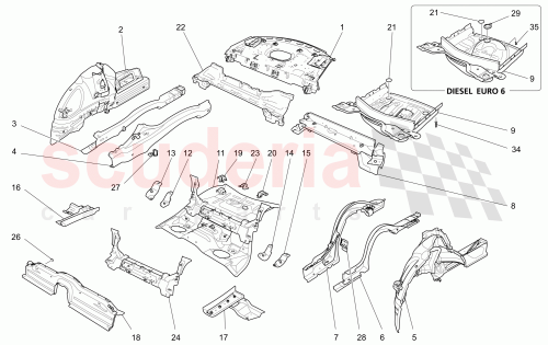 Part Diagram for Maserati 673007577