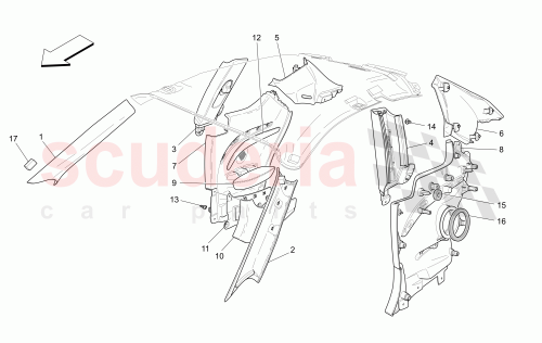Part Diagram for Maserati 80636000