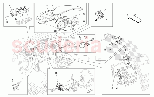 Part Diagram for Maserati 209288