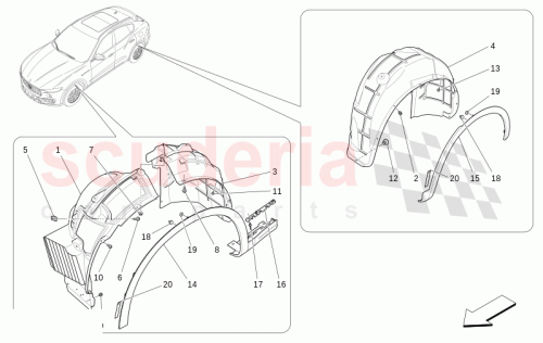 Part Diagram for Maserati 670166809