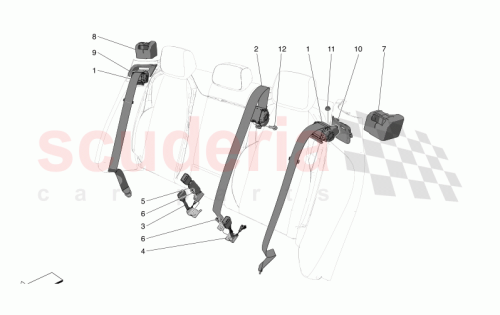 Part Diagram for Maserati 670167452