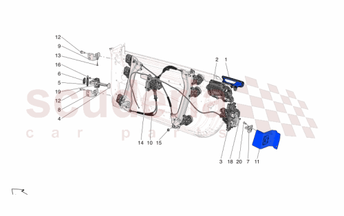 Part Diagram for Maserati 673015449