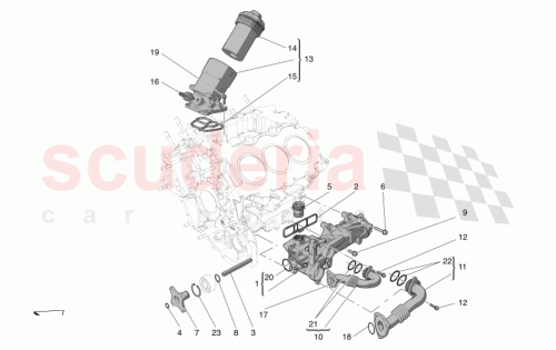 Part Diagram for Maserati 670053356