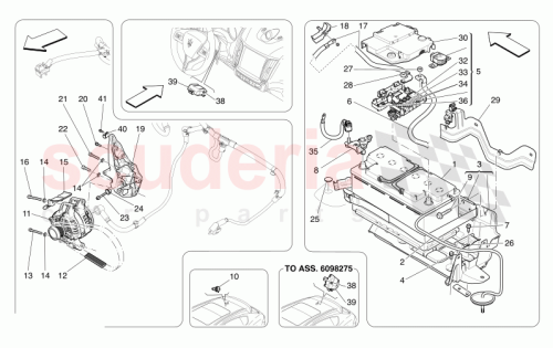 Part Diagram for Maserati 670105054