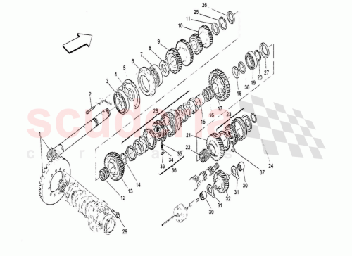Part Diagram for Maserati 214802