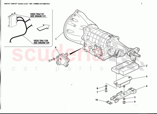 Part Diagram for Maserati 384805308
