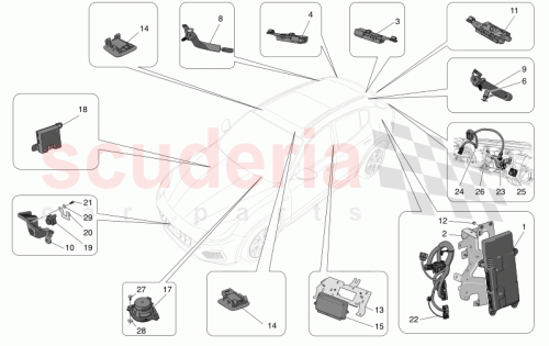 Part Diagram for Maserati 670170853
