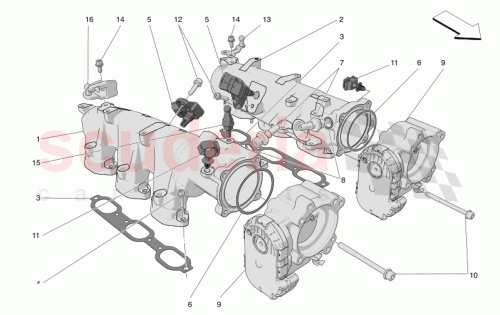 Part Diagram for Maserati 670050628