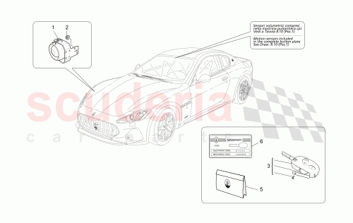 Part Diagram for Maserati 350639
