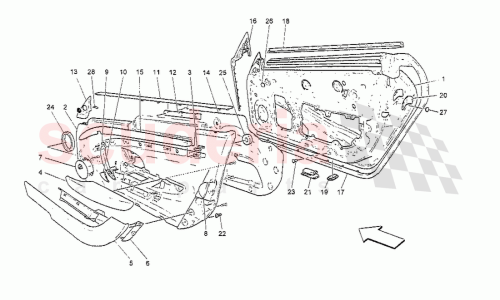 Part Diagram for Maserati 980145343