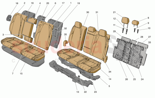 Part Diagram for Maserati 670197151