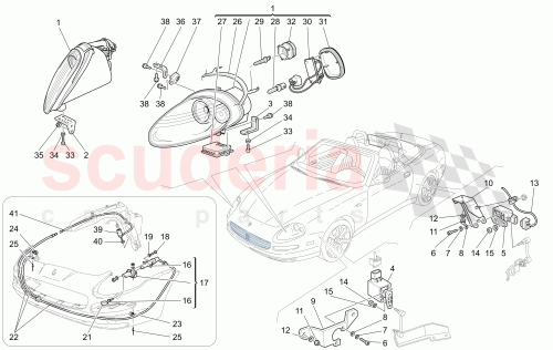 Part Diagram for Maserati 210573045